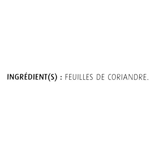 Les Aliments G. Dion Foods Gluten-Free Small Cilantro Leaves 6 g