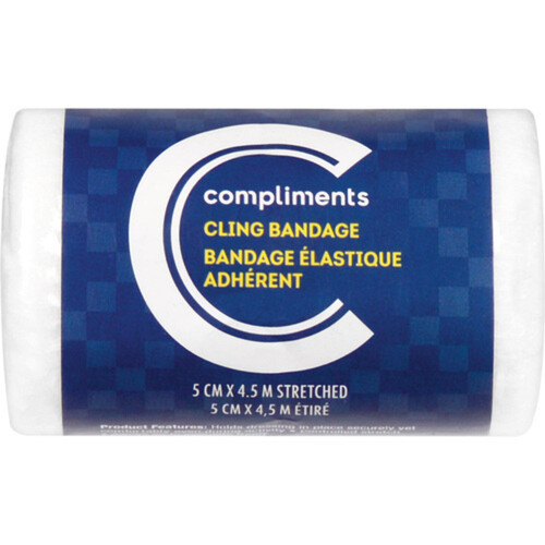 Compliments Cling Bandages 2-Inch x 4.5 Yards 1 Count