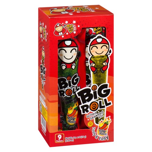 Taokaenoi Big Roll Grilled Seaweed Roll Hot & Spicy 27 g