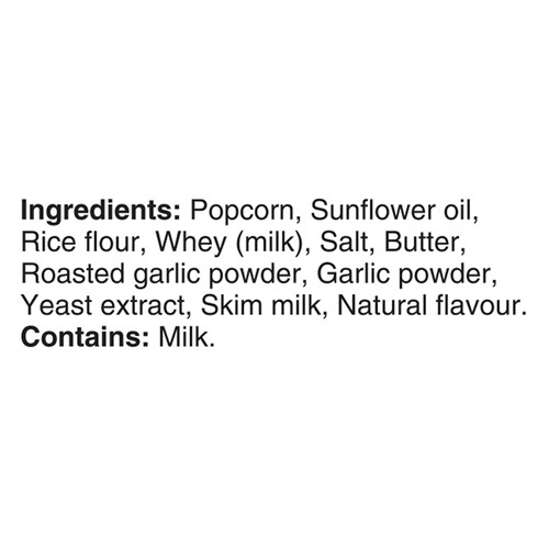 Skinny Pop Popcorn Roasted Garlic Butter 125 g