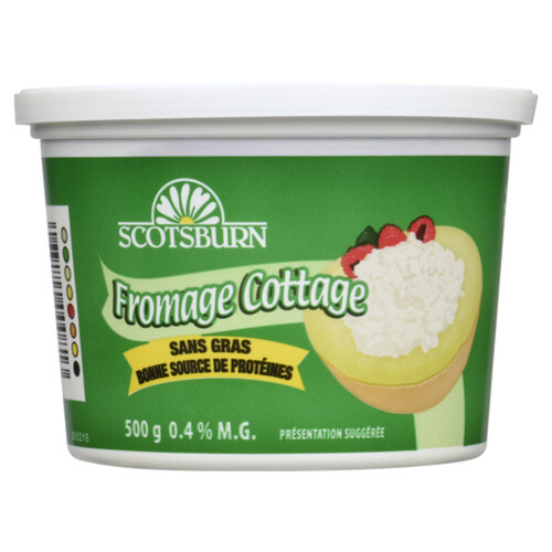 Scotsburn Fat-Free 0.4% Cottage Cheese 500 g