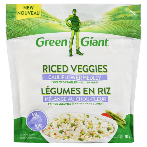 Green Giant Riced Cauliflower Vegetable Medley 340 g (frozen)