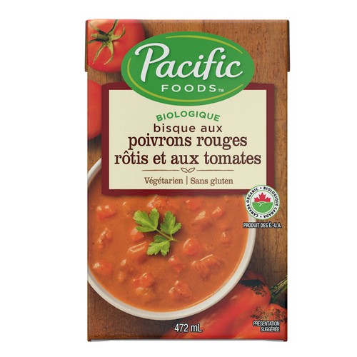 Pacific Food Organic Gluten-Free Soup Roasted Red Pepper & Tomato 472 ml