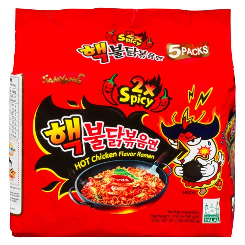 Samyang 2x Spicy Chicken Noodles 5 x 140 g