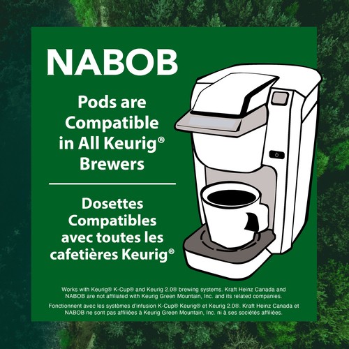 Nabob Organic Reserve Coffee Pods Medium Roast 30 Single Serve 292 g