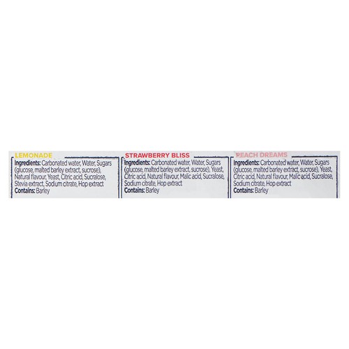 Coors Seltzer Mixables Pack Alcoholic Beverage 4.5% Alcohol 12 x 355 ml (cans)