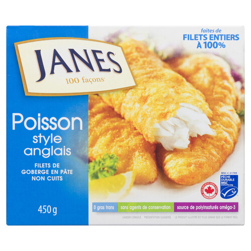 Voilà Online Grocery Delivery Janes English Style Fish 450 g