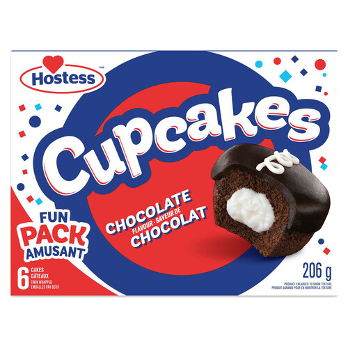 Hostess Cupcake Chocolate 6 Pack 206 g