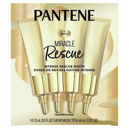 Pantene Hair Treatment Miracle Rescue Shots 4 x 15 ml
