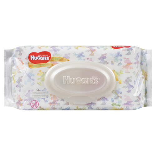 Huggies Natural Care Sensitive Unscented Baby Wipes Flip-Top Pack 32 Count