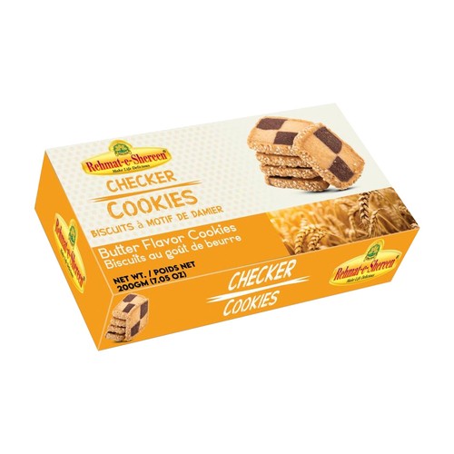 Rehmat E Shereen Checker Cookies Butter Flavor 200 g