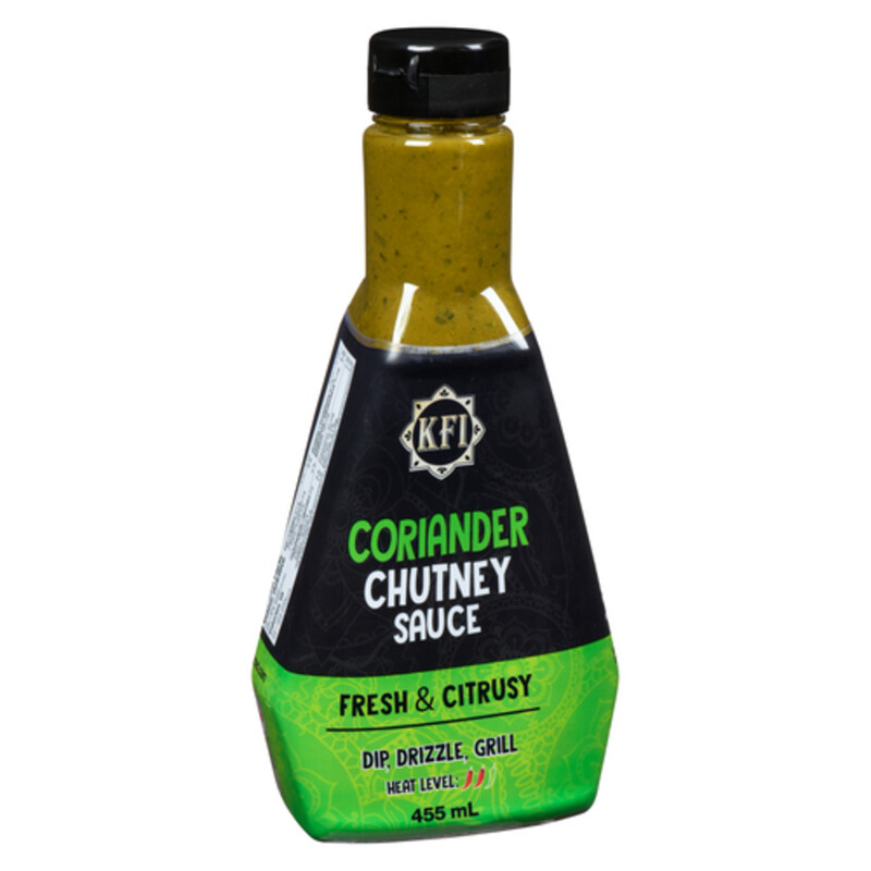 KFI Spicy Chutney Coriander Cilantro 455 ml Voilà Online Groceries
