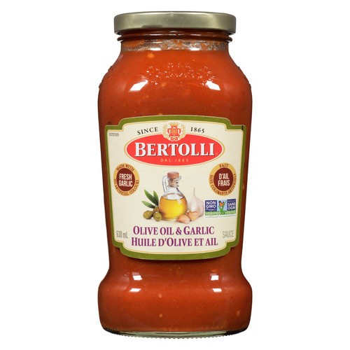 Bertolli Sauce Olive Oil & Garlic 630 ml