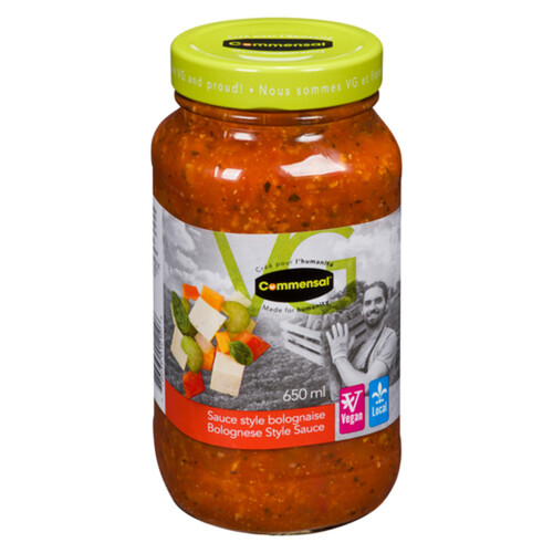 Commensal Pasta Sauce Bolognese Style 650 ml