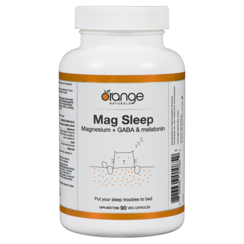 Orange Naturals Magnesium Sleep 90 Vegetable Capsules