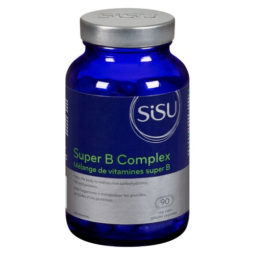 Sisu Vitamins Super B Complex 90 Vegetable Capsules