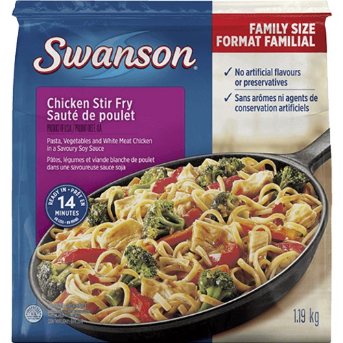Swanson Skillet Chicken Stir Fry 1.19 kg (frozen)