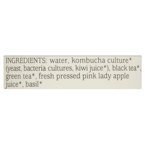 GT's Kombucha Beverage Pink Lady Basil 480 ml