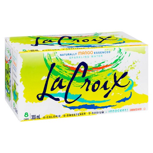 La Croix Sparkling Water Mango 8 x 355 ml (cans)