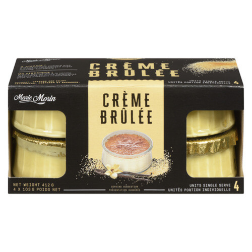 Marie Morin Frozen Dessert Crème Brulée 4 x 103 g