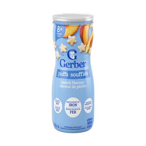 Gerber Graduates Peach Puffs 42 g