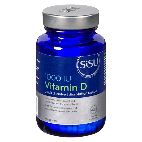 Sisu 1000 IU Vitamin D 400 Tablets
