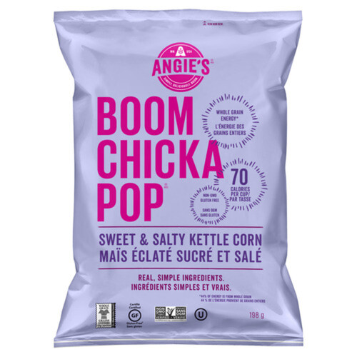 Angie's Gluten-Free Kettle Corn Boom Chicka Pop Sweet & Salty 198 g