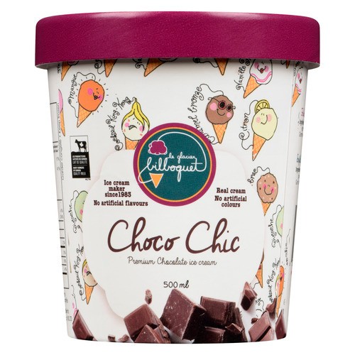 Bilboquet Premium Chocolate Ice Cream Choco Chic 500 ml