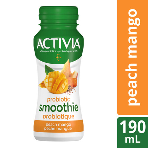 Activia Probiotic Smoothie Mango Peach 190 ml