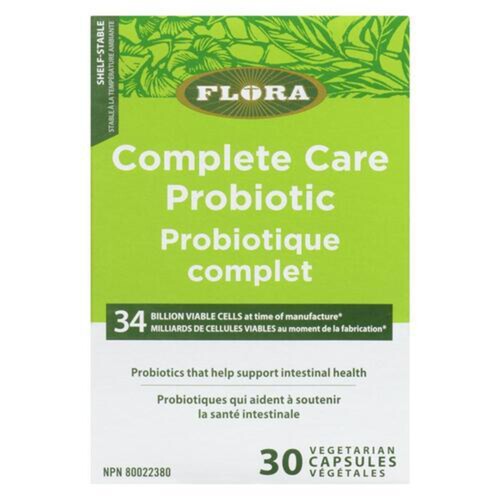 Flora Complete Care Probiotic Vegetarian Capsules 30 Count