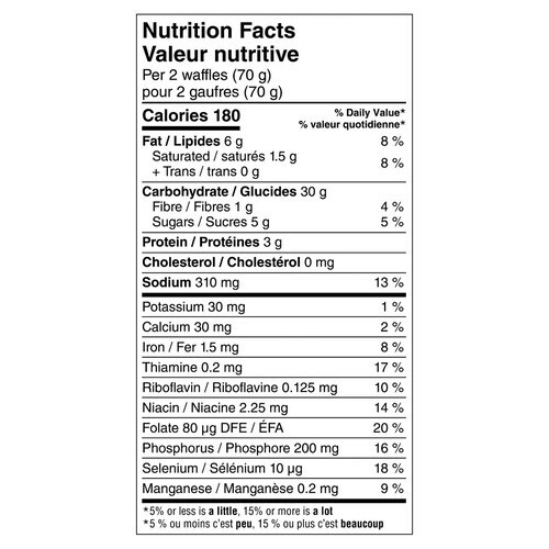 Kellogg's Eggo Frozen Waffles Blueberry 560 g