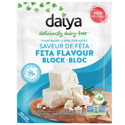 Daiya Dairy-Free Vegan Cheese Block Feta Flavour 185 g