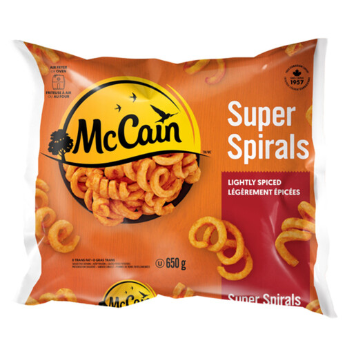 McCain Super Spirals Fries Curly 650 g