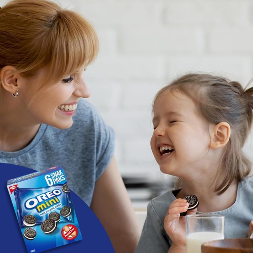 Oreo Mini Snak Pak Sandwich Cookies  6 x 25 g