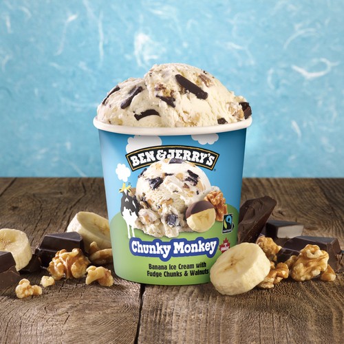 Ben & Jerry's Ice Cream Chunky Monkey Banana 473 ml