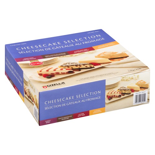 Gizella Cheesecake Assorted 12 Portions 1.4 kg (frozen)