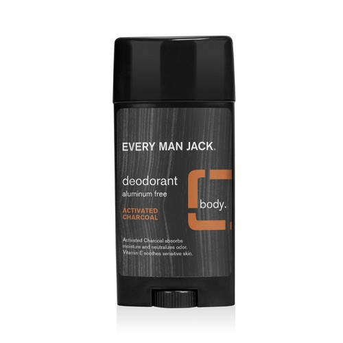 Every Man Jack Deodorant Activated Charcoal 85 g