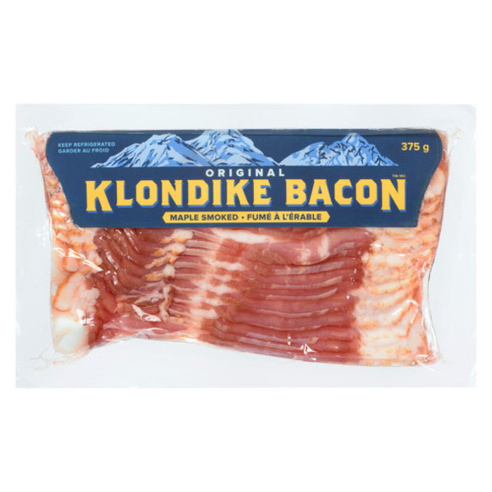Leadbetters Klondike Maple Smoked Bacon 375 g Voilà Online Groceries