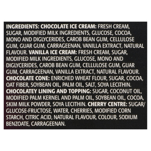 Chapman's Super Ice Cream Cones Vanilla & Chocolate Cherry Center 8 x 120 ml