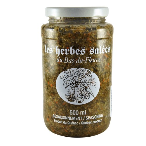 Bas-du-Fleuve Seasoning Salted Herbs 500 ml