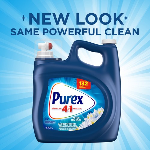 Purex 4 in 1 Concentrated Detergent After the Rain 132 Loads 4.42 L