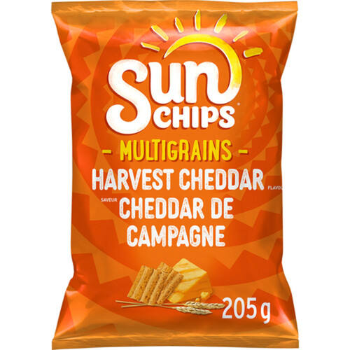 SunChips Harvest Cheddar Flavour Multigrain Snacks 205 g