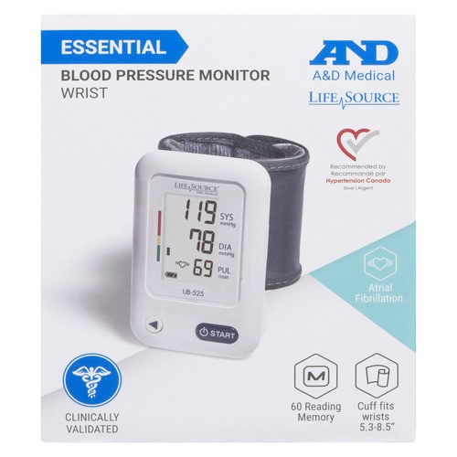 Life Source Blood Pressure Monitor Essential Wrist 1 Count