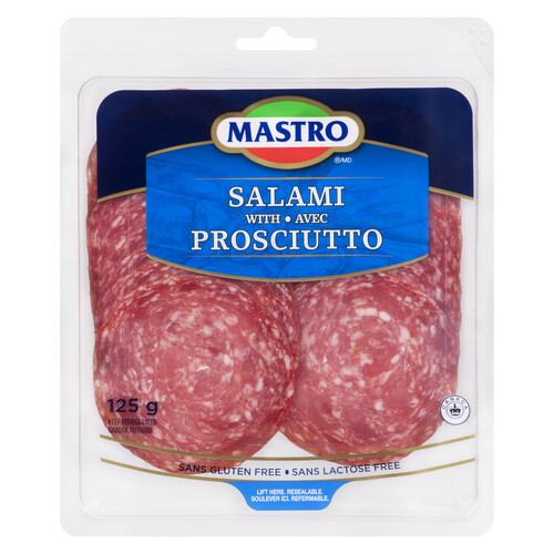 Mastro Salami with Prosciutto Sliced Meat 125 g
