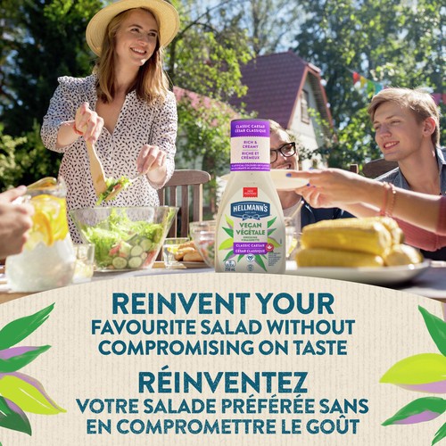 Hellmann's Vegan Dressing Classic Caesar Certified Vegan Condiment 250 ml