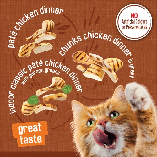 Friskies Wet Cat Food Chicken Lovers Variety Pack 24 x 156 g