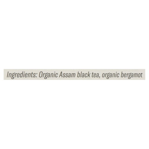 Numi Organic Black Tea Aged Earl Grey 18 Tea Bags 