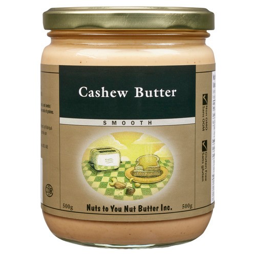 Nuts To You Gluten-Free Butter Smooth Cashew 500 g