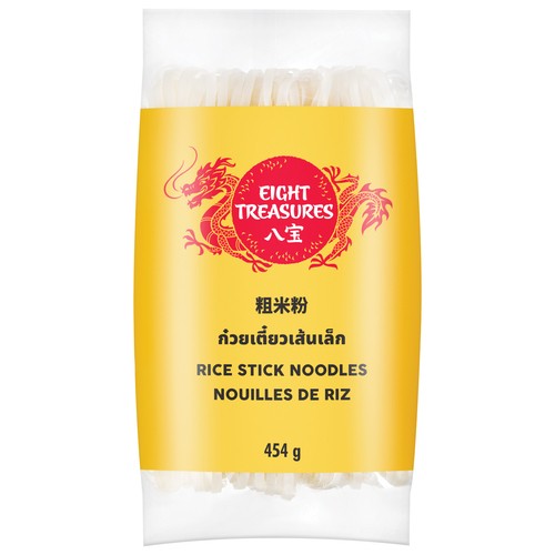 Eight Treasures Rice Stick Noodles Medium 454 g