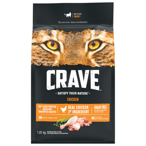 Crave Grain Free Dry Cat Food Real Chicken 1.8 kg Voil Online